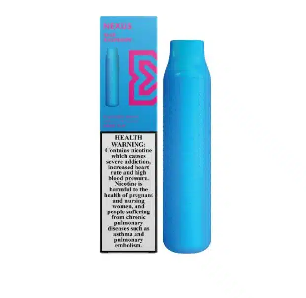 Podsalt Nexus 2000 Puffs Disposable Vape Blue Razzberry Flavor Devices with Box