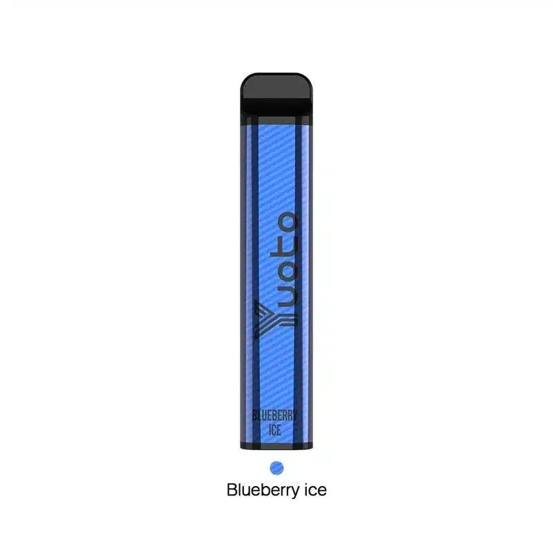 Yuoto XXL 2500 puffs disposable vape, Blueberry Ice flavor, blue
