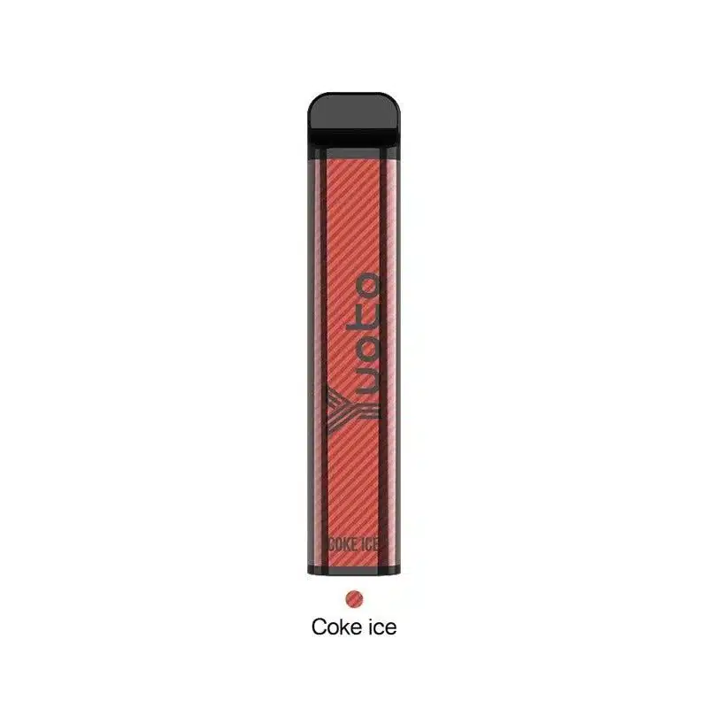 Yuoto XXL 2500 puffs disposable vape, Coke Ice flavor, red