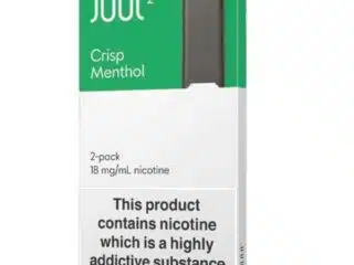 JUUL 2 Crisp Menthol Pods 18mg nicotine 2 pack