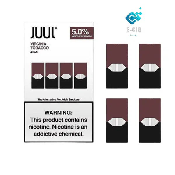 JUUL Pods Virginia Tobacco 5%,Dubai JUUL Pods Virginia Tobacco 5%,Dubai