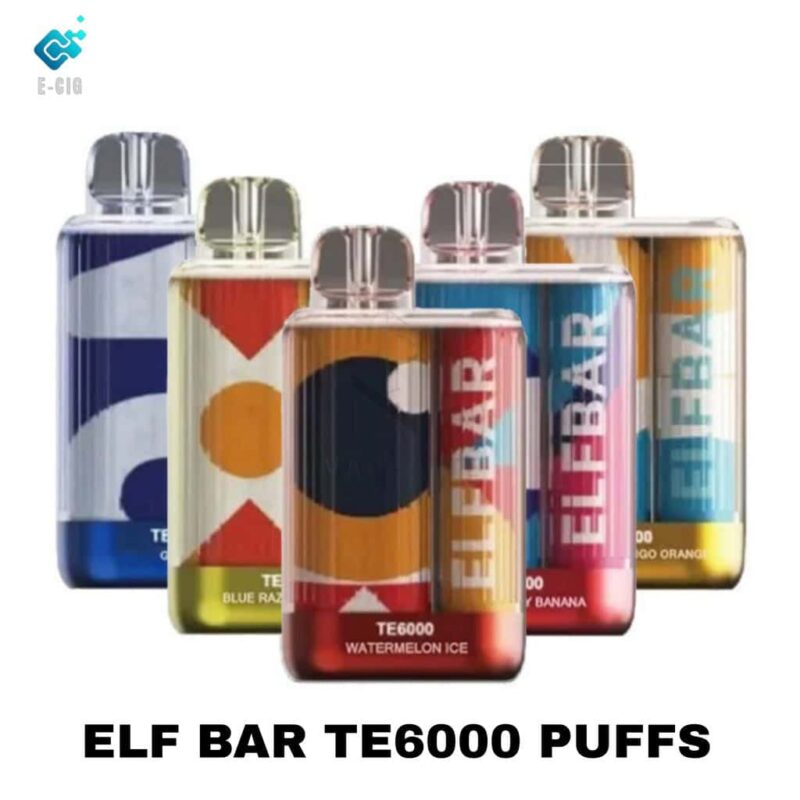 Elf Bar TE6000 Puffs Disposable Vape In Dubai - Image 1