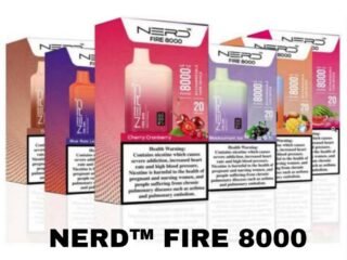 NERD FIRE 8000 PUFFS BEST DISPOSABLE IN UAE