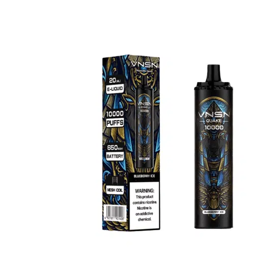 VNSN Quake 10000 puffs Blueberry Ice disposable vape with box