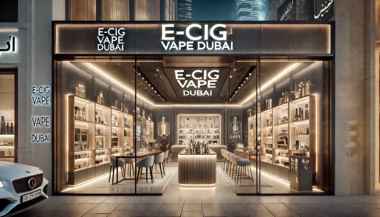 ecig vape shop's front side image