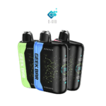 GEEK BAR Pulse X 25000 Puffs Crown Bar Disposable Vape in three colors with constellation design.