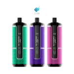 Al Fakher 15000 Puffs Hypermax Crown Bar Disposable Vape in Green, Purple, and Pink Colors