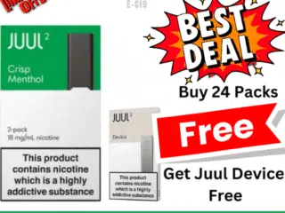 Shop Juul 2 Crisp Menthol – Buy 24 Packs & Get a Juul 2 Kit Free