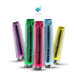 Pod Salt Onyx 4000 puffs Disposable Vapes in various vibrant colors including green, pink, blue, and yellow, featuring a sleek design and the Onyx logo