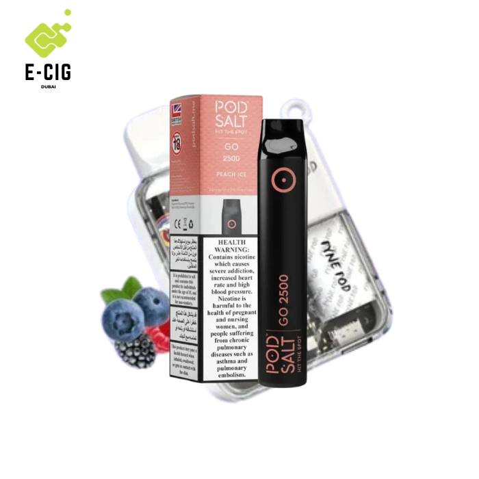 Pod Salt Go Peach Ice-20mgml-2500 puffs