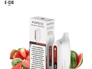 Flonq Max S 8000 puffs Strawberry Watermelon rechargeable disposable vape 20mg 14ml