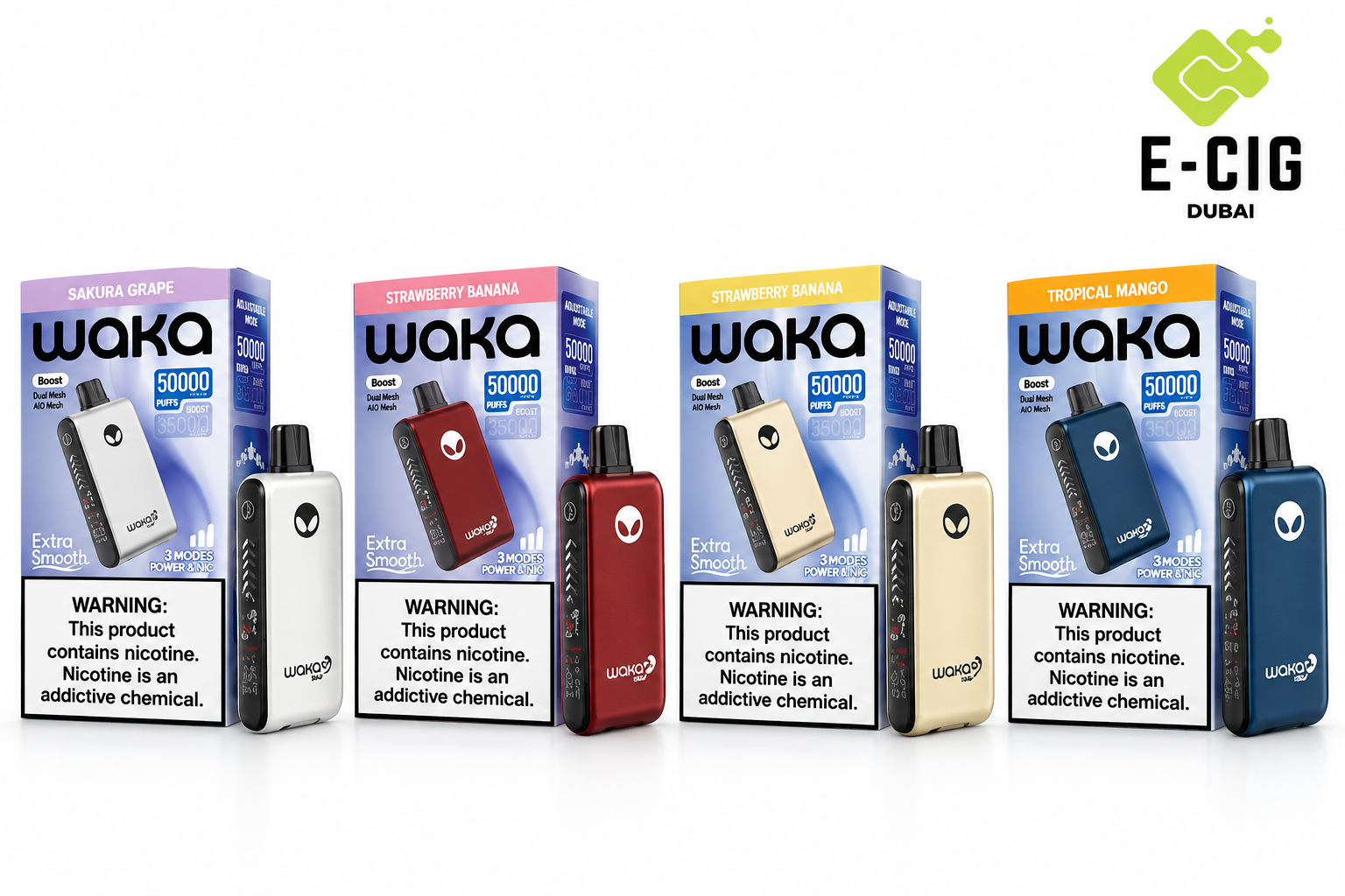WAKA Vape Collection Studio Display