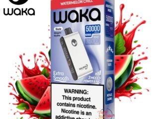 Waka Blade 50000 puffs disposable vape Watermelon Chill Flavour 28ml 5% dual mesh LED screen