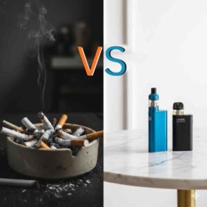 Comparison of cigarette smoking versus electronic cigarette vaping for Dubai residents.