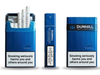 Dunhill Blue Lights cigarettes pack – E-Cig Dubai
