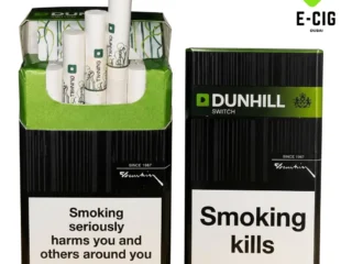 Dunhill Switch Green cigarettes open pack – E-Cig Dubai