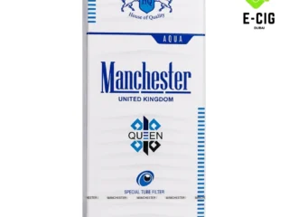 Manchester Aqua Queen cigarettes pack – E-Cig Dubai
