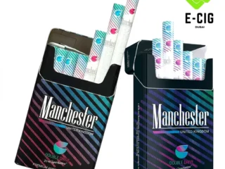 Manchester Double Drive blueberry mint cigarettes pack – E-Cig Dubai