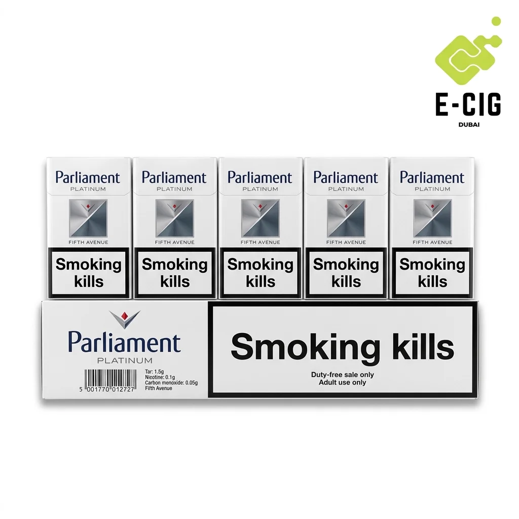 Parliament Platinum cigarettes carton – E-Cig Dubai