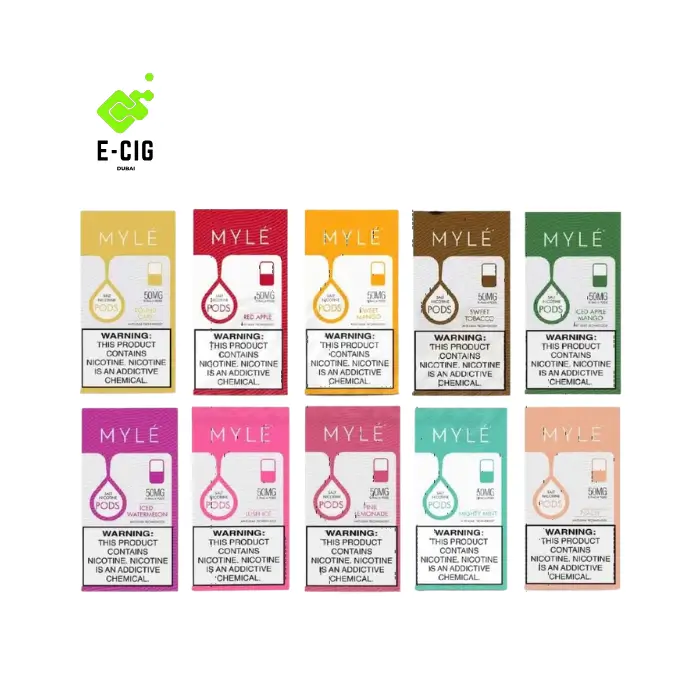 Flat lay of fresh fruit, representing the flavour range available across MYLE pods