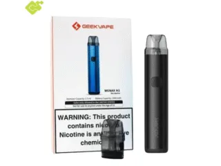 Geekvape Wenax H1 Pod Kit red device with box and H1 cartridge