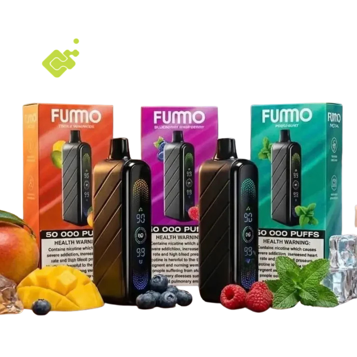 Colourful fresh fruit arranged flat, representing the bold fruit flavours available in disposable vapes