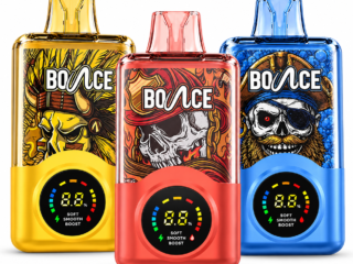 Bounce Turbo 60000 20mg disposable vape devices on white background