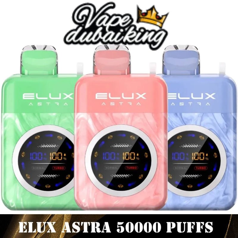 Elux Astra 50000 50mg disposable vape flavours