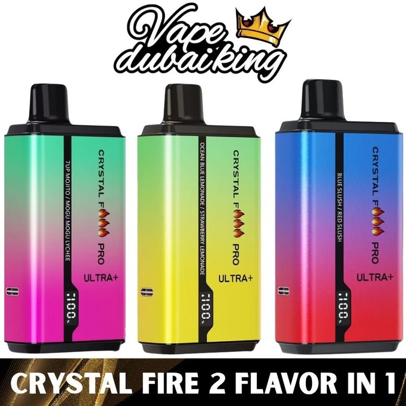 Crystal Fire Pro Ultra 18000 20mg dual flavours