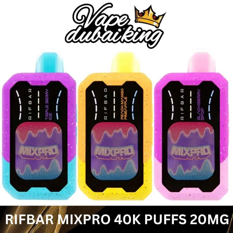 Rifbar MixPro 40000 20mg disposable vape flavours