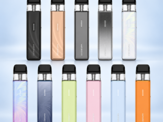 Vaporesso XROS 6 Mini black refillable pod kit on white background