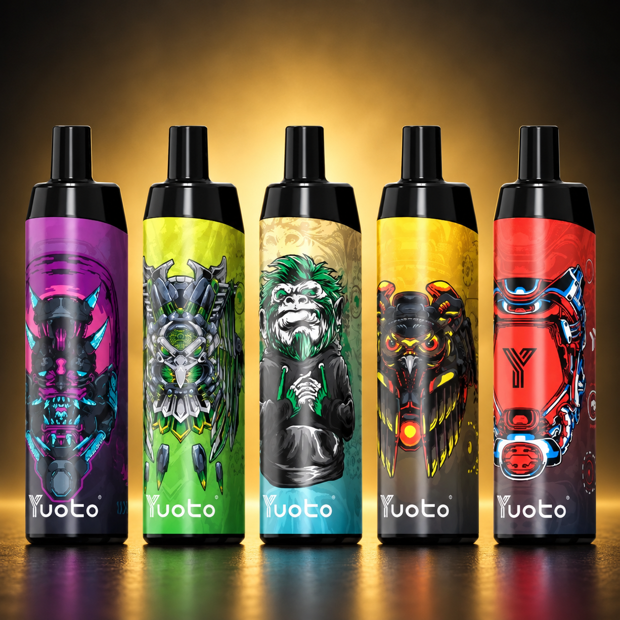 YUOTO Thanos 5000 disposable vape in assorted colours YUOTO Thanos 5000 disposable vape in assorted colours