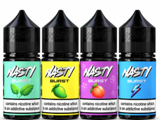 Nasty Burst 35mg salt nicotine 30ml bottle range