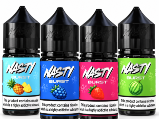 Nasty Burst 50mg salt nicotine 30ml bottle range