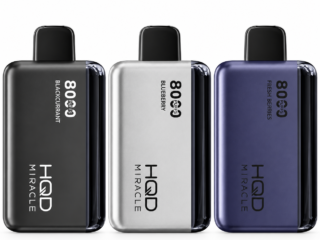 HQD Miracle 0mg nicotine disposable vape colour options
