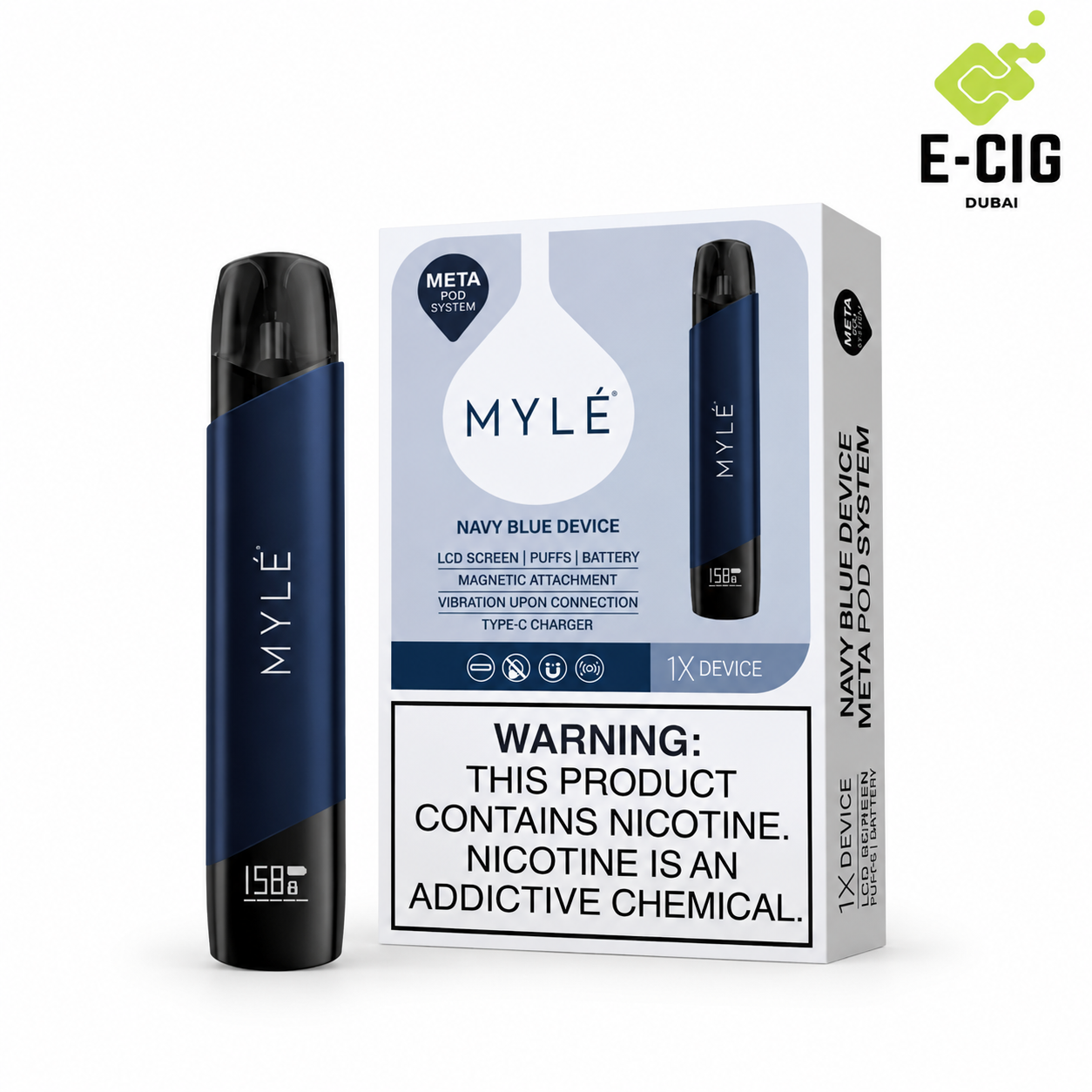 MYLE Meta Navy Blue Device MYLE Meta Navy Blue Device Dubai