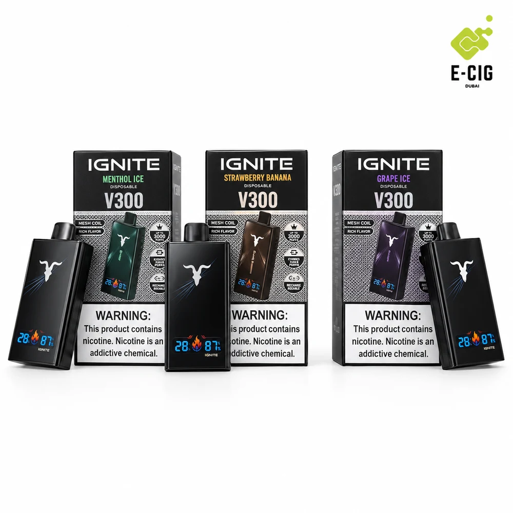 Ignite V300 30000 Puffs 50mg Disposable Vape Dubai