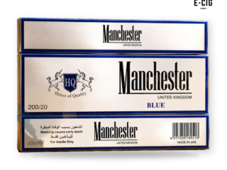 Manchester Blue Cigarettes Dubai Smooth King Size Blend