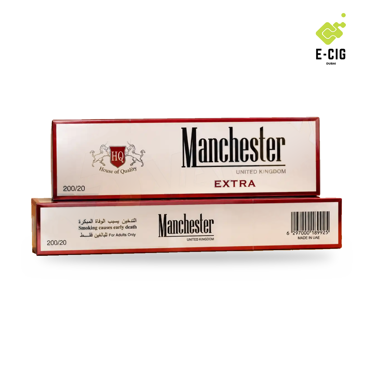 Manchester Extra King Size Cigarettes Smooth American Blend Filter Tobacco in Ajman