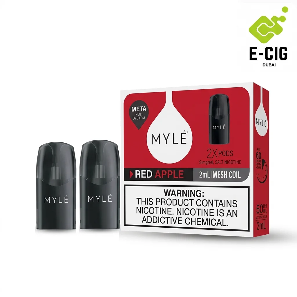 myle-meta-red-apple-pod-dubai MYLE Meta Red Apple pod – E-Cig Dubai