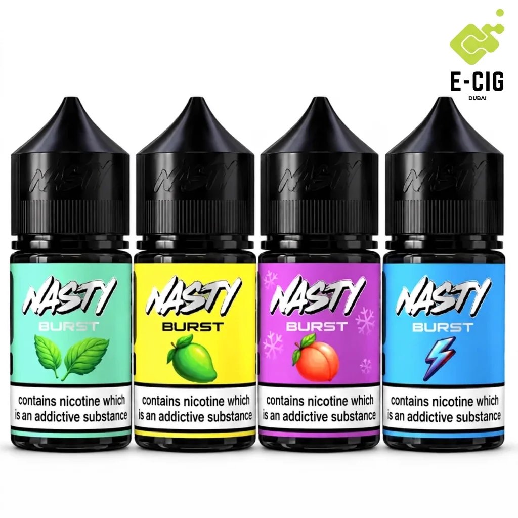 Nasty Burst 35mg salt nicotine 30ml flavors – E-Cig Dubai