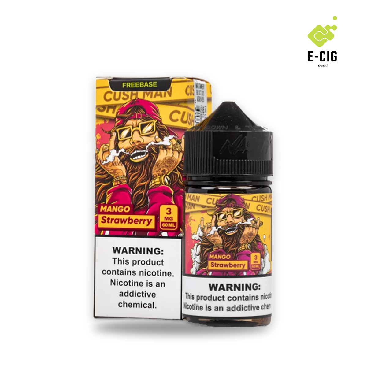 Nasty Juice Cush Man Mango Strawberry 60ml 3mg Fruit E-Juice in Ajman Nasty Juice Cush Man Mango Strawberry 60ml 3mg Fruit E-Juice in Ajman