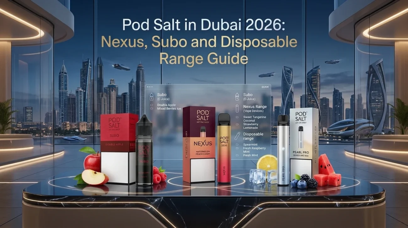 Pod Salt in Dubai 2026: Nexus, Subo and Disposable Range Guide