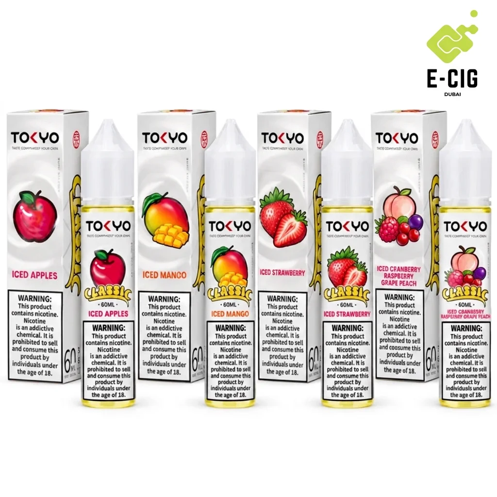 Tokyo Classic e-liquid 60ml 3mg flavors – E-Cig Dubai