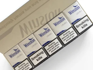 Winston Blue cigarettes carton – E-Cig Dubai