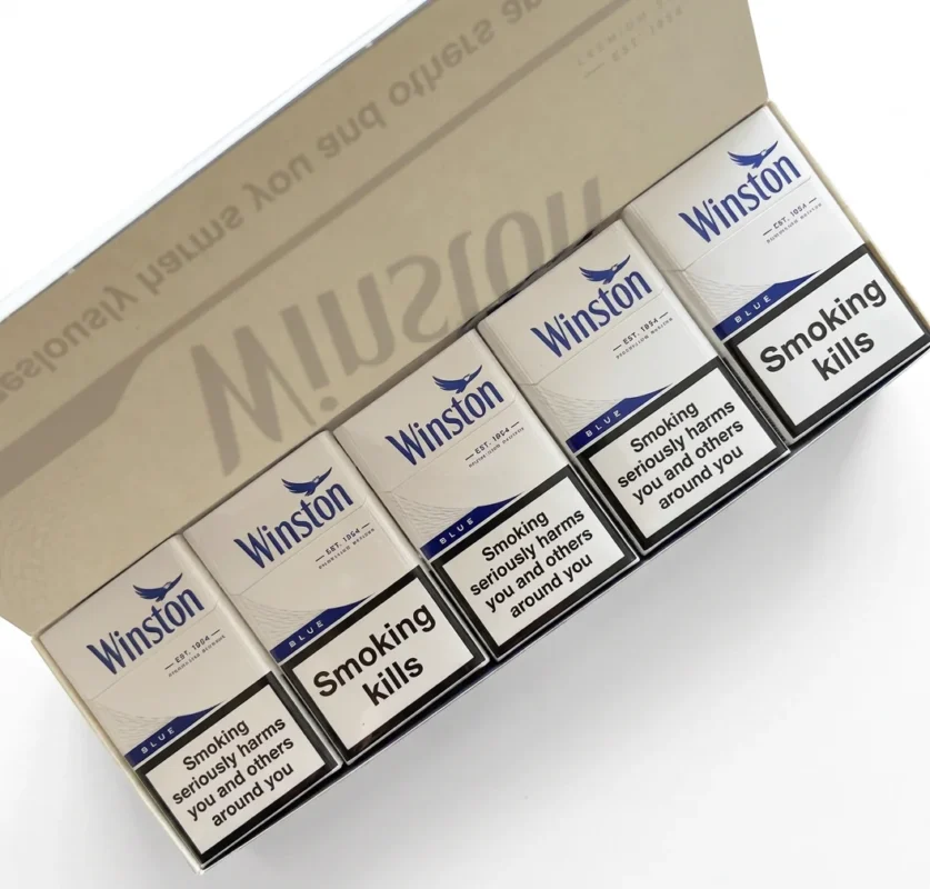Winston Blue cigarettes carton – E-Cig Dubai