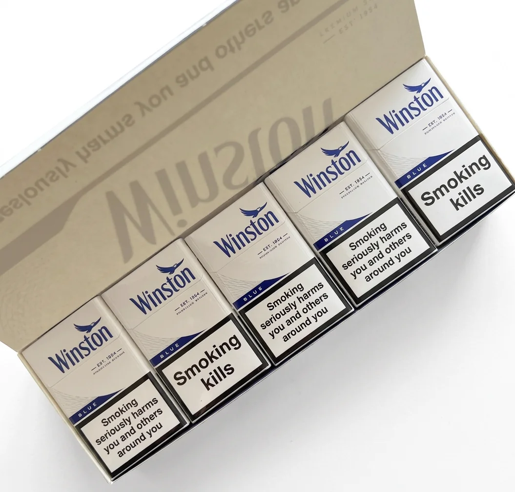 Winston Blue cigarettes carton – E-Cig Dubai