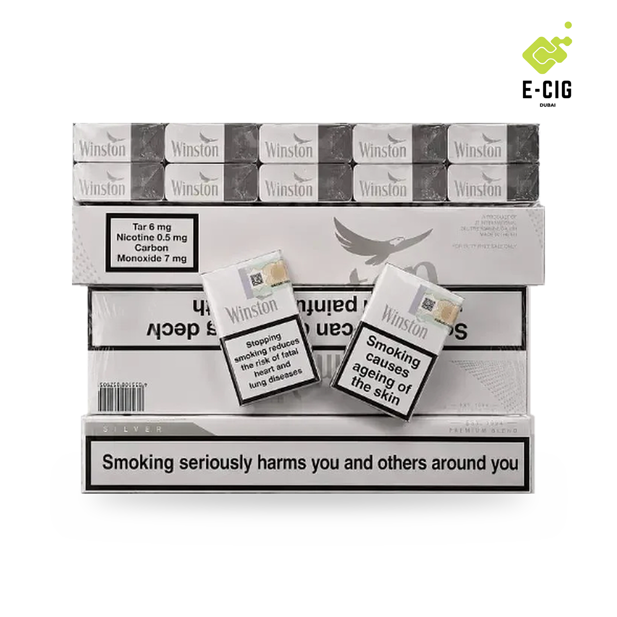 Winston Silver Cigarettes UAE